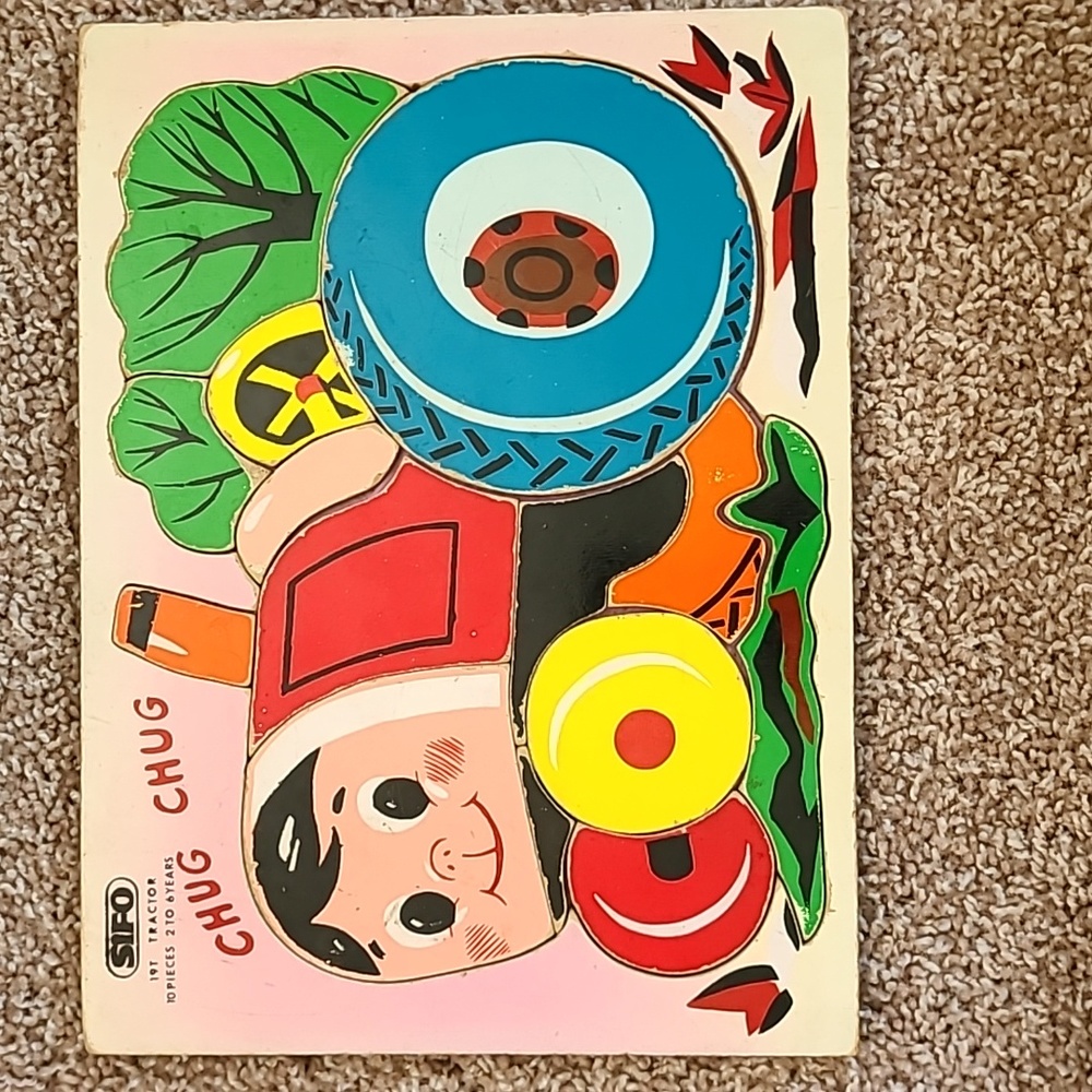 Chug Chug Tractor Puzzle